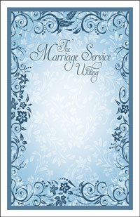 Wedding Program Cover Template 11A - Graphic 1